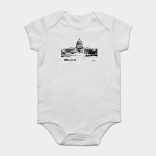 Missouri State USA Baby Bodysuit
